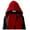Red, variant on FAWUUDO Balaclava Hood Winter Hat for Men & Women Windproof One-Piece Fleece Hooded Scarf Ski Mask Cold Weather Hat