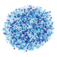 thumbnail image 1 of Uxcell 1900 Paquete de Cuentas de Vidrio a Granel, Cuentas Redondas Mini Espaciadoras de 1.3mm para Fabricación de Joyas de Pendientes, Collares, Pulseras, Cadena, Serie Azul, 1 of 6