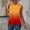 Orange, variant on QUINDOS Womens Tank Tops Gym Orange Fashion Summer Round-Neck Sleeveless Print Casual Blouses Tops Womens Camisoles