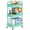 Green, variant on 3 Tier Rolling Cart, Brown Kitchen Carts on Wheels with Storage, Multifunctional Utility Cart for Kitchen, Bathroom, Living Room, Bar, Office