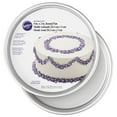 Wilton Aluminum 8Inch Round Cake Pan Set for Layered Baking, 2Count