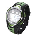 thumbnail image 3 of PASNEW PSE-276 Reloj deportivo digital LED impermeable para niños, estudiantes, niñas, con fecha, alarma y cronómetro (verde), 3 of 7