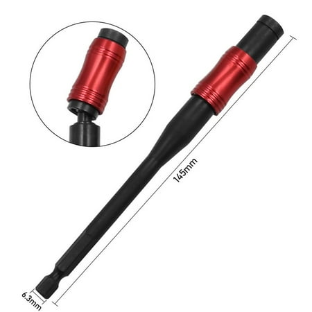 

Ruibeauty 145Mm 6.35Mm Hex Magnetic Ring Screwdriver Bit Extension Rod Quick Change Holder