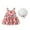 Red, variant on Fengyings Toddler Kids Girls Summer Cotton Dress Sleeveless Casual Summer Sundress Princess Dress Flower Printed Jumper Skirt with Hat