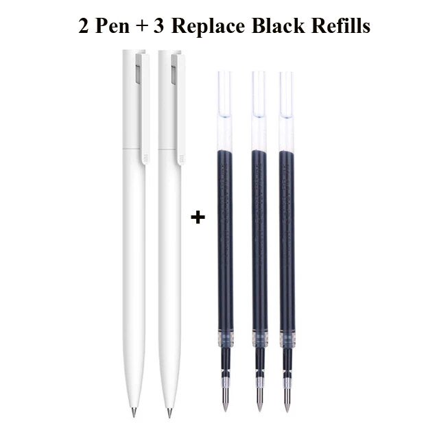 Senbaida Gel Pen, 0.5mm, Assorted Ink Colors, 2 Count
