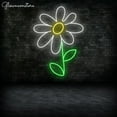 thumbnail image 3 of Glowneon Daisy Neon Sign, Daisy Led Sign, Wildflower Neon Sign, Handmade Flower Neon Decor Sign, 3 of 4
