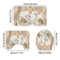 thumbnail image 3 of Zxsyw 3Pcs Luxury Swan Bathroom Set - Bath Mat, Rugs, and Toilet Lid Cover for Elegant Bathroom Decor, Shower Accessories, and Home Decoration - Perfect for Stylish Home Decor, 3 of 5