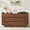 Walnut, variant on Wirrytor 3 Drawer Fluted Bedroom Dresser with Curved Sides, Modern Chest of Drawers, Wood Closet Storage Organizer for Living Room Hallway, Green