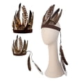 thumbnail image 4 of BELOVING Coiffe à Plumes Décoration pour Fête à Thème de Jeu de Rôle, 4 of 8