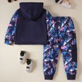 thumbnail image 4 of HCNTES Baby Boy Winter Clothes Toddler Boys Clothes Fall Winter Outfit Sets, Baby Boy 12 18 24 Months 2T 3T 4T 2Pcs Set 3D Dinosaur Print Casual Long Sleeved Hoodie Hoodie Pant Pant Suit, 4 of 9