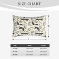 thumbnail image 2 of Salouo Vintage Moon Fox Print Print Pillow Case Cover,Wrinkle-Free Bed Pillow Cover Pack of 1 Home Decor Fade-Resistant and Stain-Resistant ,Pillows Not Included -14"x20", 2 of 8