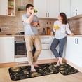 thumbnail image 6 of Gold Clocks Machines Kitchen Mats Non Slip Standing Desk Mat Runner Rug Washable Kitchen Rugs for Floor 2PCS, 6 of 7