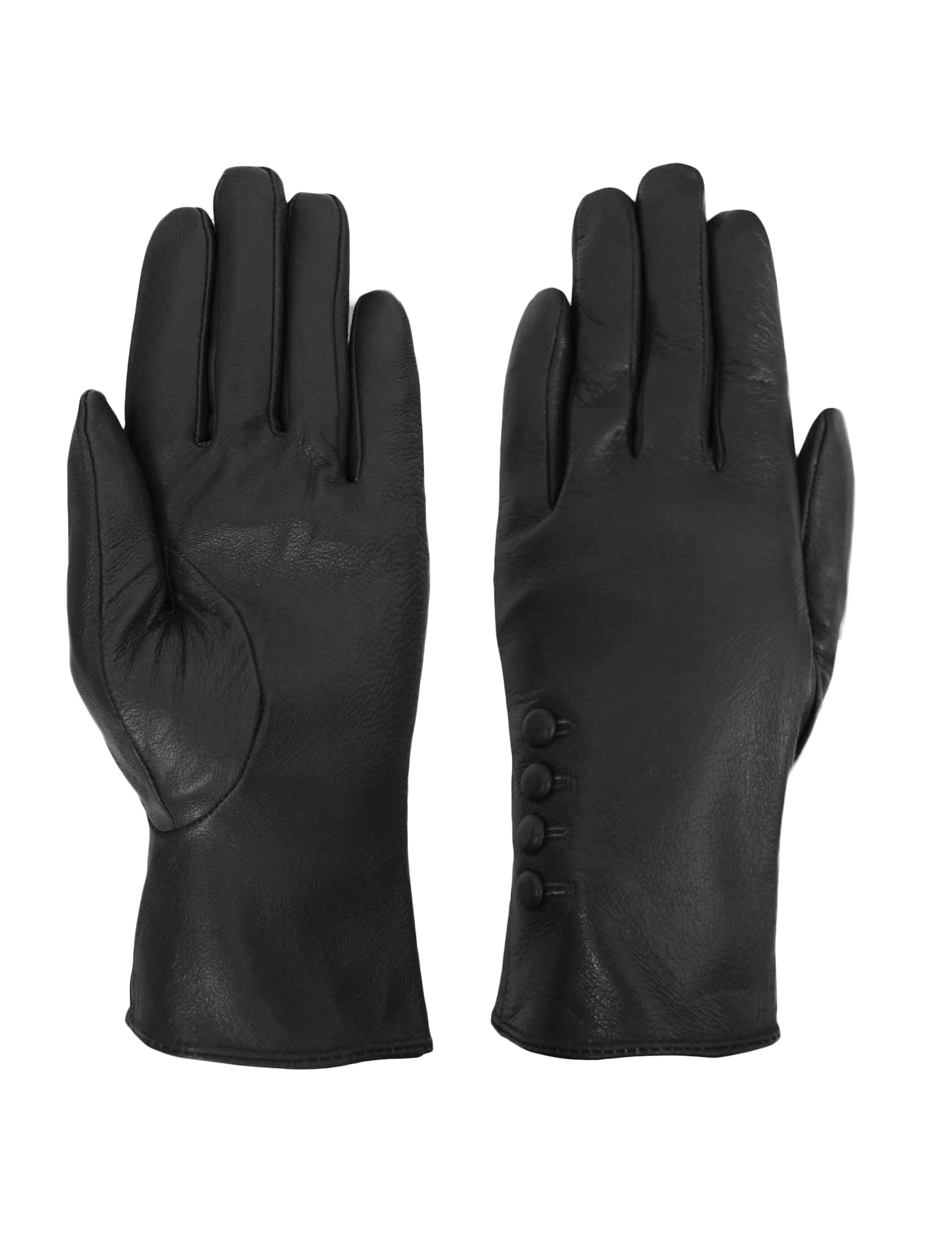 women's leather driving gloves fleece lined