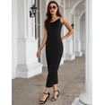 thumbnail image 5 of Yesfashion Wholesale Women's Summer Maxi Dress Spaghetti Strap Elegant for Holiday Beach Vacation, 5 of 8