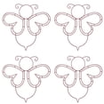 thumbnail image 1 of DIY Knitting Garland Wire Stand Heart Rabbit Metal Decoration Accessories for Crafting Projects,4-Pack, 1 of 4
