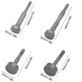 thumbnail image 3 of Heavy Duty Ground Rod Driver Bit, Square & Hex Shank Power Drill Pile Driver for Electric Seaming Machines, Steel Earth Rod Driving Tool for Fence Posts, Wear Resistant 7.09" Max Length, 3 of 8