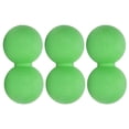 thumbnail image 2 of Muscle Relaxing Massage Ball, Portable Relieve Muscle Fatigue Easy Carrying Yoga Training Peanut Ball 3pcs  For Workout Green,Blue, 2 of 8