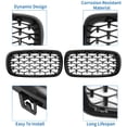 thumbnail image 4 of Unique Bargains Front Upper Hood Bumper Grille Grill for BMW X5 F15 2014-2016 Left and Right 1 Pair Black, 4 of 6