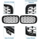 thumbnail image 4 of Parrilla del parachoques delantero superior único para BMW X5 F15 2014-2016, izquierda y derecha, 1 par, negro, 4 of 7