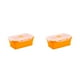 thumbnail image 4 of Fiambrera Cateissary Gel de Silicona 350ml 2Conjunto naranja, 4 of 6