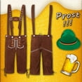 Siaonvr Autumn 2024 Ethnic Male Traditional Oktoberfest Outfits Bib
