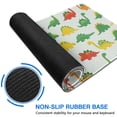 thumbnail image 6 of Long Mouse Pads for Desk,Colorful Dinosaur Repeat Pattern Desk Mats on Top Of Desks, Desk Mouse Pad Extra Large with 3mm Non-Slip Base and Stitched Edge for Gaming,Office,Work,Home 31.5"x11.8", 6 of 6