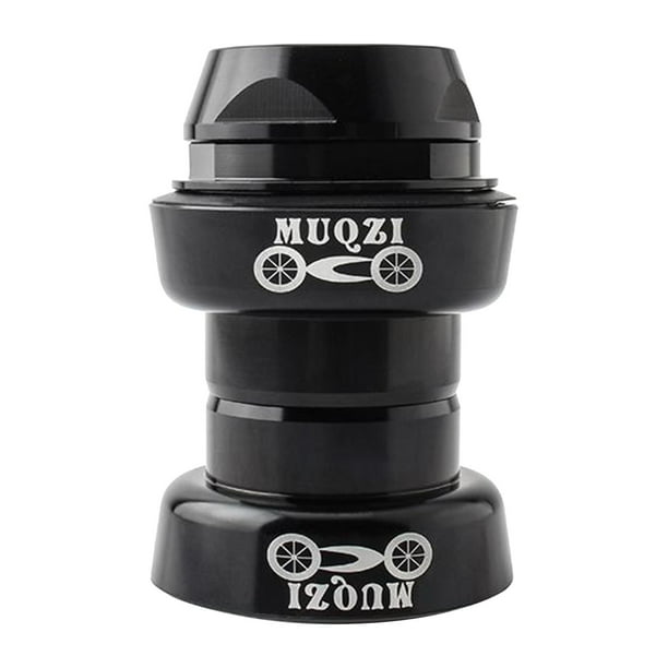 Dirección roscada para bicicleta de 25,4 mm, potencia de horquilla delantera de aleación de aluminio de alta resistencia para bicicleta Negro