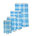 thumbnail image 6 of 25 pcs of 8 1/2 x 11 Plaid-Blue Paper Gift Bags  Shopping/Sales/Tote Bags, 6 of 7