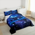 thumbnail image 2 of Castle Fairy Twin 2-Piece Abstract Gamer Galaxy Comforter Set, 2 of 8