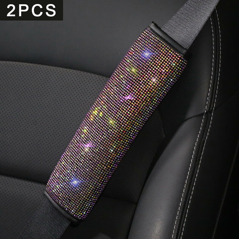Universal Sparkle Luxury Rhinestone Car Steering Wheel Handbrake Cover