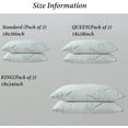 King Size Memory Foam Pillows Set of 2, Bed Pillow for Sleeping, Firm