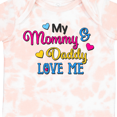 thumbnail image 4 of Inktastic My Mommy and Daddy Love Me with Hearts Boys or Girls Baby Bodysuit, 4 of 5