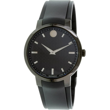 Movado Men's Gravity 0606849 Black Rubber Swiss Quartz Fashion Watch