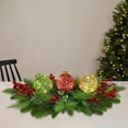 thumbnail image 6 of NeoMart Christmas Table Centerpieces Decorations, Lighted Table Accent Centerpiece with LED Sparkle Baubles Battery Operated with Timer Holiday Candelabrum for Home Party Xmas Table Mantel Decoration, 6 of 12