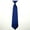 Dark Blue, variant on 10 PCS Kid Boy Girl Solid Satin Pre-tie Elastic Necktie School Party Wedding Tie
