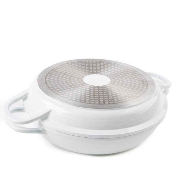 Curtis Stone DuraPan Nonstick 4Quart MultiFunction Pan w/Grill Lid