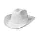 thumbnail image 2 of Sombrero de vaquero transpirable, moderno, ventilado, con corona brillante, para novias, parpadeante, para mujer Blanco, 2 of 9