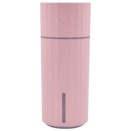 

yongmandr Mini Portable Desktop Humidifier with Lights 200ml Large Mist USB Rechargeable Wireless Electric Humidifier for Car Home Office Home Supplies Ideal Gifts (Pink 1PC)