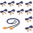 thumbnail image 4 of Soft Silicone Corded Ear Plugs, Reusable Hearing Protection, 100 Pairs Individually Wrapped, 4 of 5