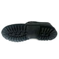 thumbnail image 4 of Men's Work Boots Black Leather Lace Up Slip and Oil Resistant 4 inch Shoes, 4 of 5