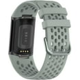 thumbnail image 2 of MYKOMI 3PCS Silicone Breathable Replacement Watchbands Compatible with Fitbit Charge 6/Charge 5 Smartwatch, 2 of 7
