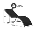 thumbnail image 3 of AKDSteel Patio Chaise Lounge Set Of 2, s-Shaped Ergonomic Design With Quick-Dry Textilene Fabric And Aluminum Frame For Pool Or Garden, 3 of 7