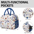 thumbnail image 6 of Womens Pioneer Flower Floral Print Pattern Lunch Box for Work,Insulated Lunch Bag for Women,Loncheras Para Mujer,Leakproof Adult Lunch Bag for Work,Beach,Travel,Picnic,Camping, 6 of 7