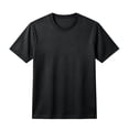 thumbnail image 4 of Luvrsol T-Shirts for Man Solid Crew Neck Basic Athletic Tee Moisture Wicking Workout Training Tops XS-3XL, 4 of 7