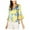 Yellow - gold, variant on I.N.C Womens Floral Bell Sleeve Ruffled Blouse, Yellow, Small