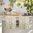 thumbnail image 4 of Spring Daisy Kitchen Towels Set of 4, Farmhouse Vintage Botanical Blossom Florals Absorbent Dish Towels for Kitchen, Microfiber Hand Towel, Quick Drying Tea Towel for Cleaning Decorative Dishcloths, 4 of 7
