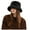 Black, variant on Winter Bucket Hat for Women Casual Fisherman Caps Puffy Soft Warm College Students Outdoor Shopping Versatile Hats Beige