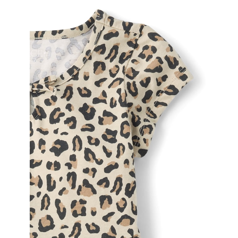 The Children's Place Girls Leopard Keyhole Dress photo 3