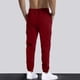 thumbnail image 4 of Pantalones largos para hombre, lisos, informales, con cintura elástica y bolsillos, deportivos, 4 of 8