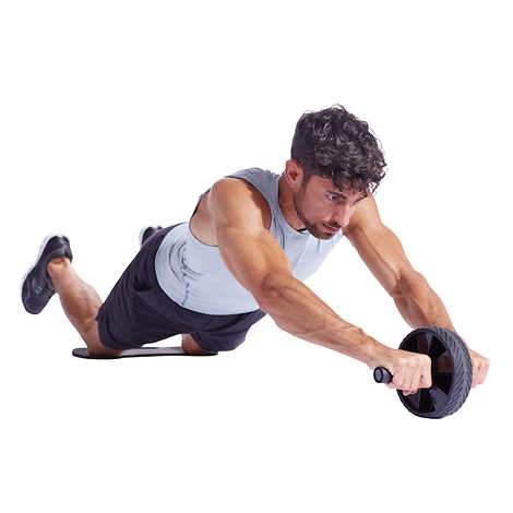 Gaiam Essentials Ab Wheel & Knee Pad